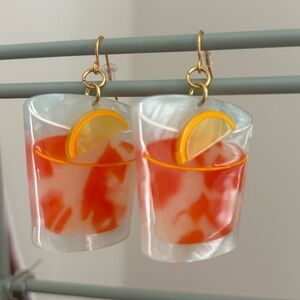 Peach Beast Classic Cocktail Earrings -NWOT